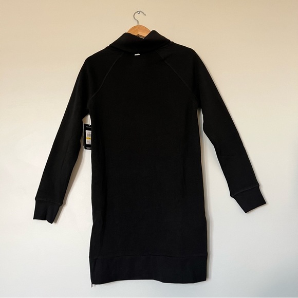 Funnel-Neck Sweatshirt Dress - Picture 7 of 8